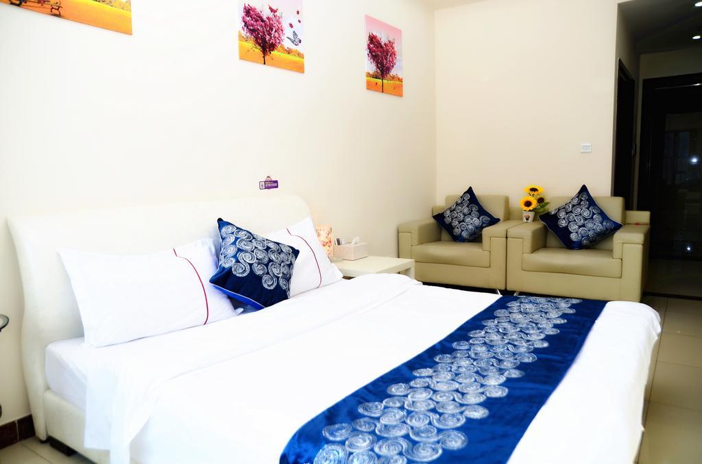 Guangzhou Hua Ji Apartment Pazhou Expo Branch Exteriör bild