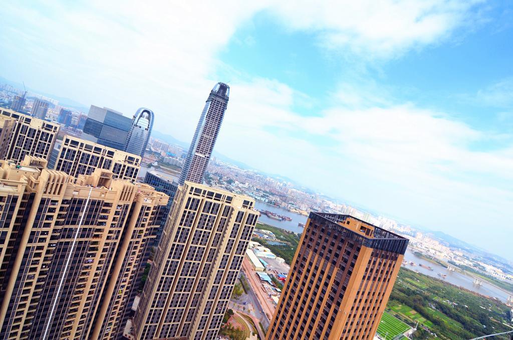 Guangzhou Hua Ji Apartment Pazhou Expo Branch Exteriör bild