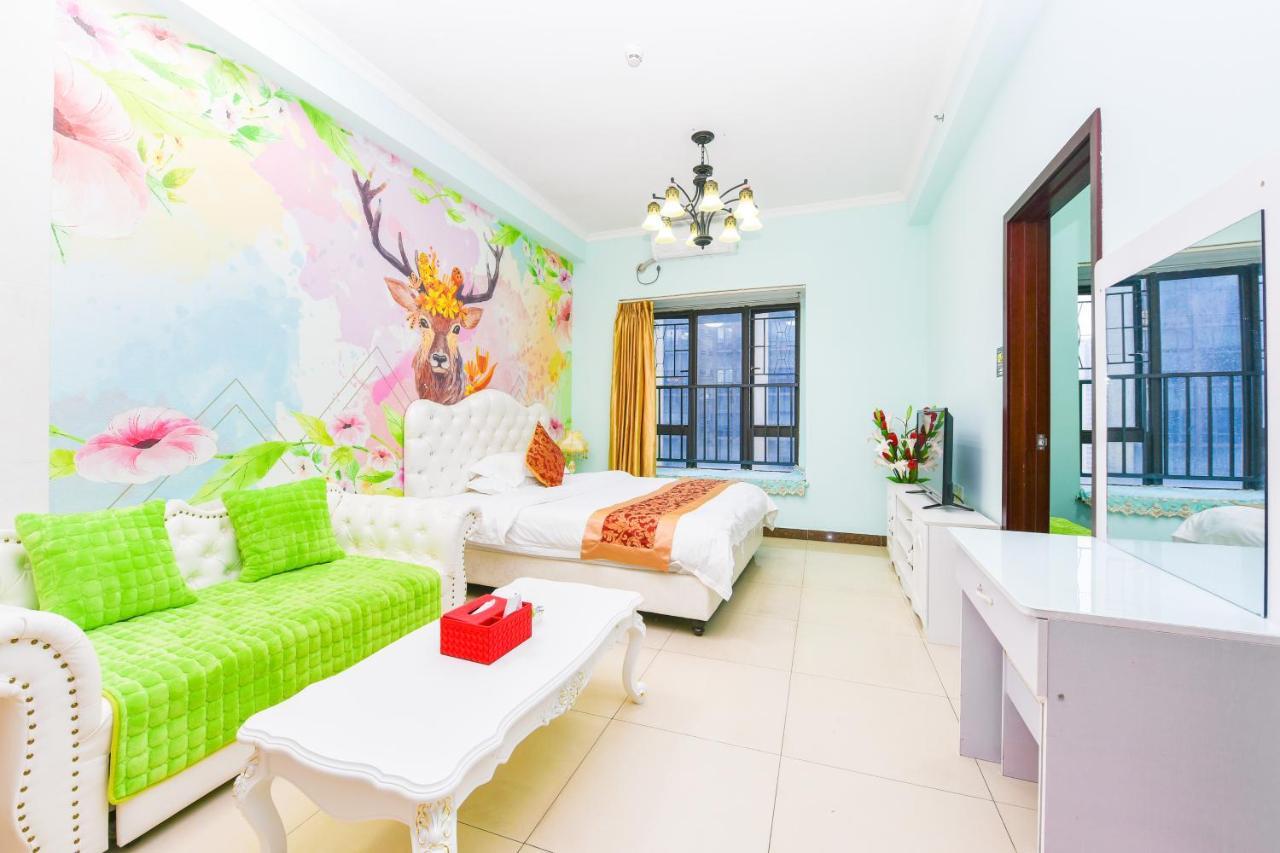 Guangzhou Hua Ji Apartment Pazhou Expo Branch Exteriör bild