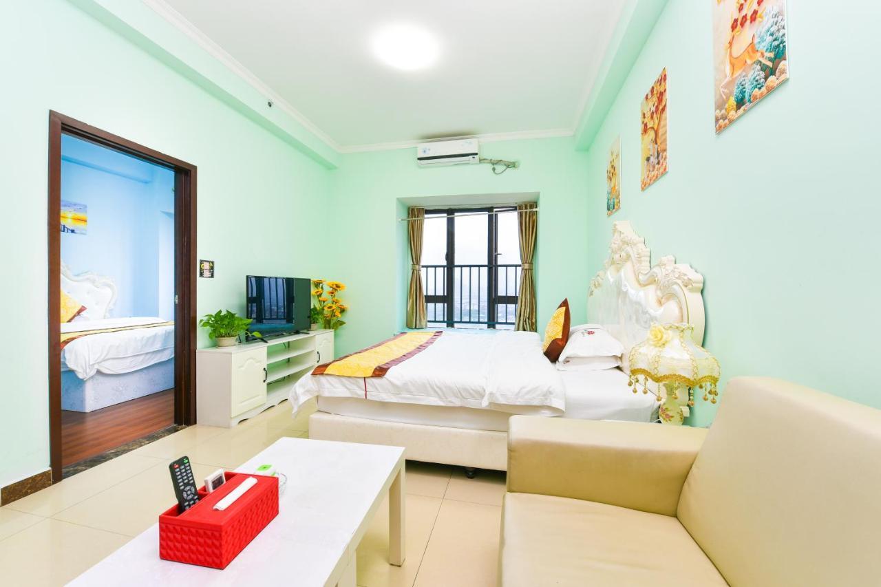 Guangzhou Hua Ji Apartment Pazhou Expo Branch Exteriör bild