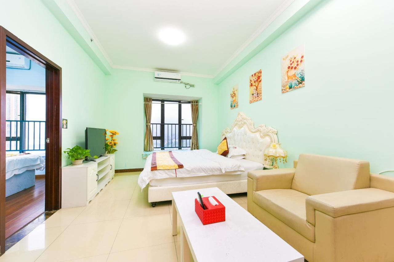 Guangzhou Hua Ji Apartment Pazhou Expo Branch Exteriör bild